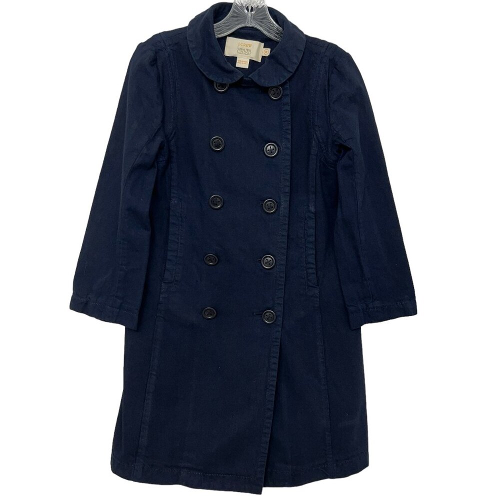 J. Crew Classic Twill Chino double breasted women's jacket size 0 - Picture 1 of 8
